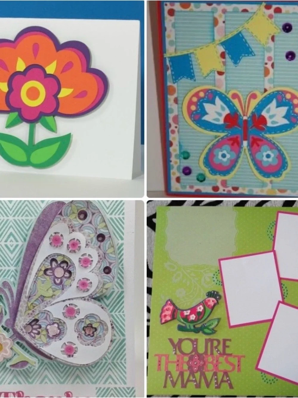 Cricut florals embellished